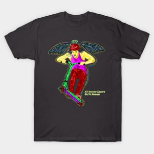 All Scooter Lover Go To Heaven T-Shirt